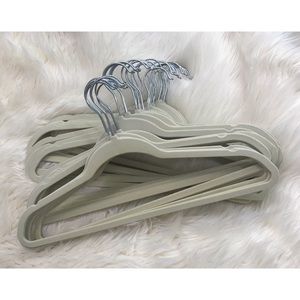 Garment clothes hangers, 30 NEW IN BOX, IVORY